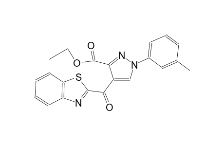 4-(Benzothiazole-2-carbonyl)-1-m-tolyl-1H-pyrazole-3-carboxylic acid ethyl ester
