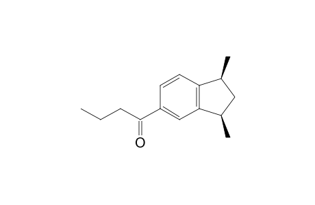 1-[(cis)-1',3'-Dimethylindan-5'-yl]butan-1-one