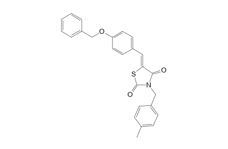 5-(4-Benzyloxy-benzylidene)-3-(4-methyl-benzyl)-thiazolidine-2,4-dione