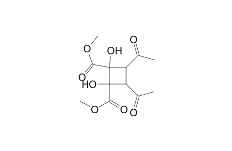 1,2-Dihydroxy-1,2-dimethoxycarbonyl-3,4-diacetylcyclobutane