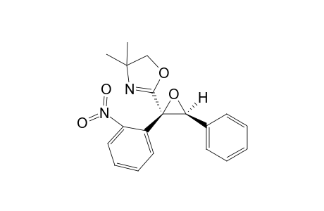 4,4-Dimethyl-2-[(2R,3S)-2-(2-nitrophenyl)-3-phenyl-2-oxiranyl]-5H-oxazole