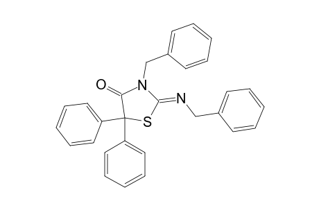 3-BENZYL-2-BENZYLIMINO-5,5-DIPHENYLTHIAZOLIDIN-4-ONE
