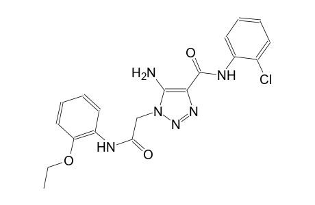 5-amino-N-(2-chlorophenyl)-1-[2-(2-ethoxyanilino)-2-oxoethyl]-1H-1,2,3-triazole-4-carboxamide