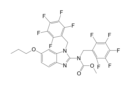 bis(pentafluorobenzyl)-oxibendazole