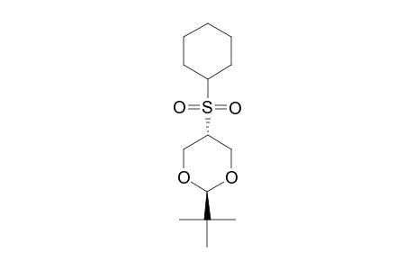 TRANS-2-TERT.-BUTYL-5-(CYCLOHEXYLSULFONYL)-1,3-DIOXANE