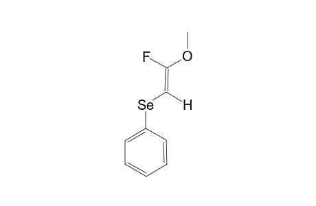 (Z)-1-FLUORO-1-METHOXY-2-(PHENYLSELENO)-ETHENE