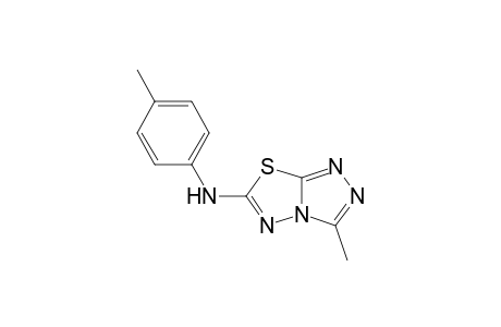 3-Methyl-6-(4-methylphenylamino)-s-triazolo[3,4-b]-1,3,4-thiadiazole