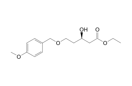 (3R)-3-hydroxy-5-p-anisyloxy-valeric acid ethyl ester
