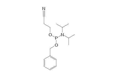 O-BENZYL-O-BETA-CYANOETHYL-N,N-DIISOPROPYLPHOSPHORAMIDITE
