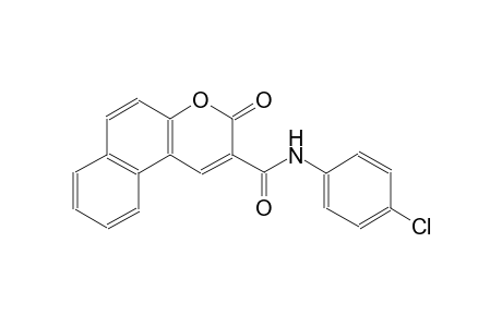 N-(4-chlorophenyl)-3-oxo-3H-benzo[f]chromene-2-carboxamide