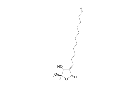 (3E,4R,5R)-3-dodec-11-enylidene-4-hydroxy-5-methoxy-5-methyl-2-oxolanone