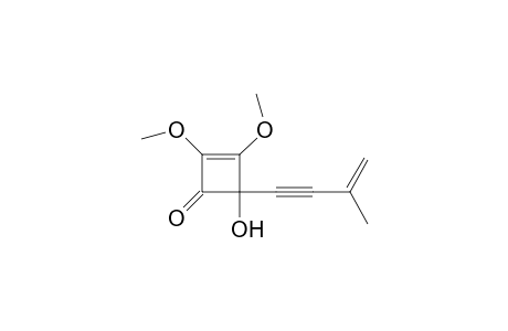 2-Cyclobuten-1-one, 4-hydroxy-2,3-dimethoxy-4-(3-methyl-3-buten-1-ynyl)-, (.+-.)-