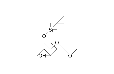 Methyl 2,4-dideoxy-2,4-di-C-methyl-6-O-(dimethyl-tert-butylsilyl)-A-D-mannopyranoside