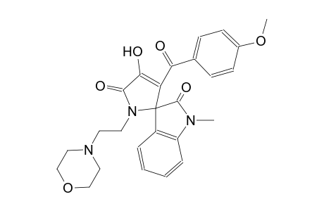 3'-(4-methoxybenzoyl)-1,4'-dimethyl-1'-[2-(morpholin-4-yl)ethyl]-1,1',2,5'-tetrahydrospiro[indole-3,2'-pyrrole]-2,5'-dione