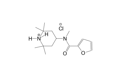 piperidinium, 4-[(2-furanylcarbonyl)methylamino]-2,2,6,6-tetramethyl-,chloride