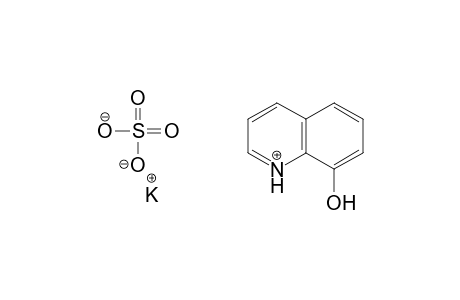 8-Hydroxyquinoline, monopotassium sulfate, salt