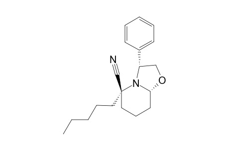 2,3,6,7,8,8a-Hexahydro-5-pentyl-2-phenyl-5H-[1,3]oxazolo[3,2-a]pyridine-5-carbonitrile