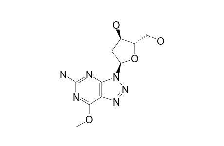 5-AMINO-3-(2-DEOXY-ALPHA-D-ERYTHRO-PENTOFURANOSYL)-7-METHOXY-3H-1,2,3-TRIAZOLO-[4,5-D]-PYRIMIDINE