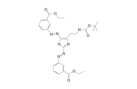 Histamine, N-T-butoxycarbonyl-2,4-di-[3-carbethoxyphenylazo]-