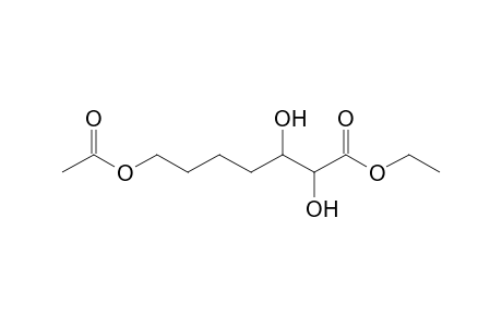 Ethyl 7-(acetyloxy)-2,3-dihydroxyheptanoate