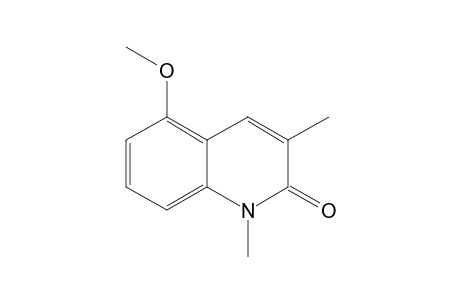 3,N-DIMETHYL-5-METHOXY-2(1H)-QUINOLINONE