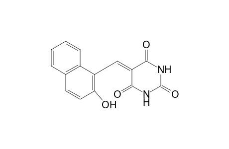 5-[(2-hydroxy-1-naphthyl)methylene]barbituric acid