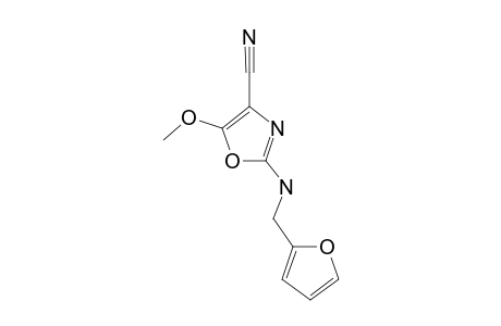 2-(2-FURFURYLAMINO)-5-METHOXY-OXAZOL-CARBONITRIL