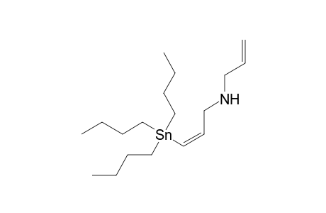 (Z)-N-allyl-3-tributylstannyl-prop-2-en-1-amine