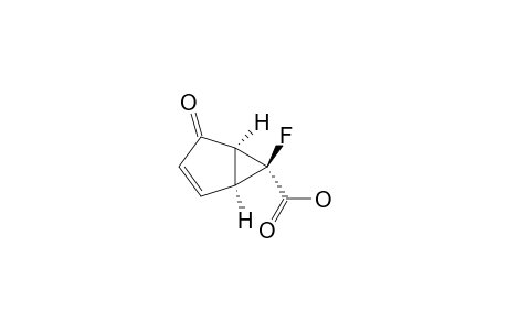 (1S,5S,6S)-6-fluoro-2-keto-bicyclo[3.1.0]hex-3-ene-6-carboxylic acid