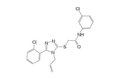 2-{[4-allyl-5-(2-chlorophenyl)-4H-1,2,4-triazol-3-yl]sulfanyl}-N-(3-chlorophenyl)acetamide