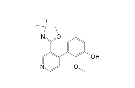 3-(4,4-Dimethyloxazolin-2-yl)-4-(2-methoxy-3-hydroxyphenyl)pyridine