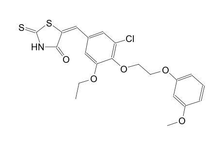 4-thiazolidinone, 5-[[3-chloro-5-ethoxy-4-[2-(3-methoxyphenoxy)ethoxy]phenyl]methylene]-2-thioxo-, (5E)-