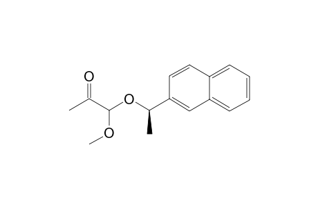 1-Methoxy-1-[(1R)-naphth-2-ylethoxy]propan-2-one