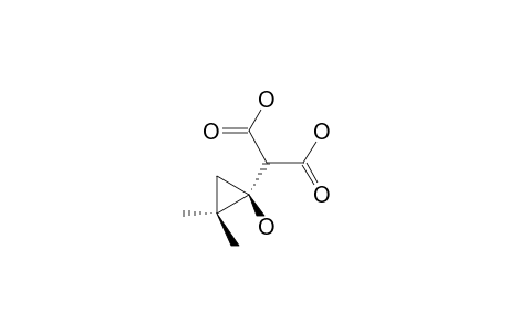 1-(Dicarboxymethyl)-2,2-dimethyl-cyclopropanol