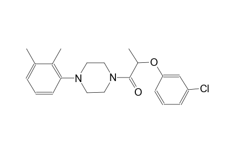 1-[2-(3-chlorophenoxy)propanoyl]-4-(2,3-dimethylphenyl)piperazine