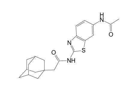 Acetamide, N-(6-acetylaminobenzothiazol-2-yl)-2-(adamantan-1-yl)-