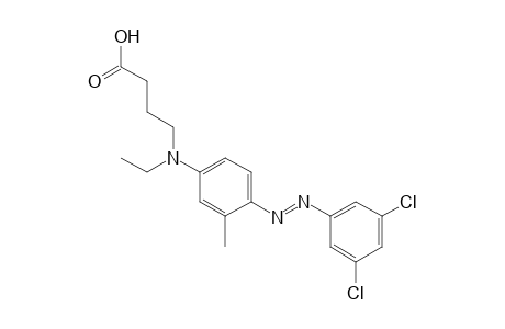 Butanoic acid, 4-[[4-[2-(3,5-dichlorophenyl)diazenyl]-3-methylphenyl]ethylamino]-