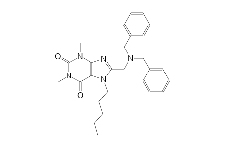 8-[(dibenzylamino)methyl]-1,3-dimethyl-7-pentyl-3,7-dihydro-1H-purine-2,6-dione