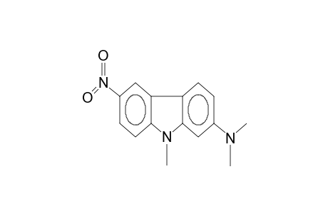 2-dimethylamino-6-nitro-9-methyl-9H-carbazole