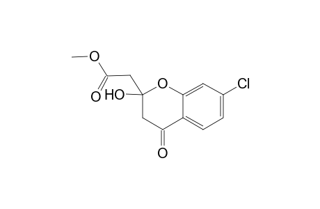 Methyl[7-chloro-2-hydroxy-4-oxo-4H-chroman-2-yl]-acetate