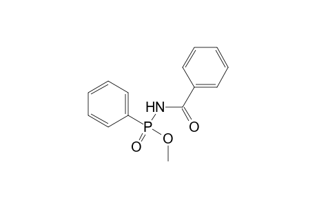 Phosphonamidic acid, N-benzoyl-P-phenyl-, methyl ester