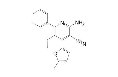 2-amino-5-ethyl-4-(5-methyl-2-furyl)-6-phenylnicotinonitrile