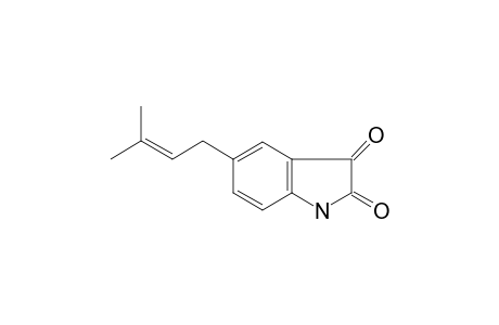 5-(3-methylbut-2-enyl)isatin