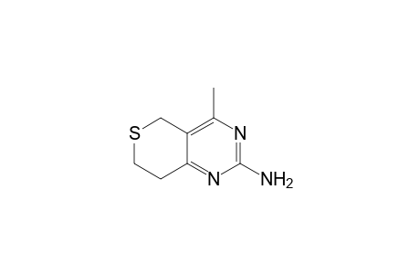2-amino-7,8-dihydro-4-methyl-5H-thiopyrano[4,3-d]pyrimidine