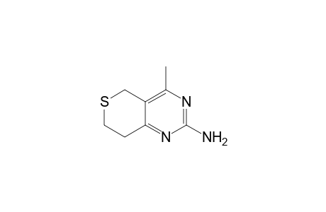 2-amino-7,8-dihydro-4-methyl-5H-thiopyrano[4,3-d]pyrimidine