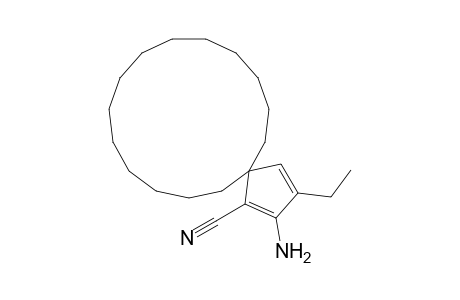 2-Amino-3-ethylspiro[4.14]nonadeca-1,3-diene-1-carbonitrile