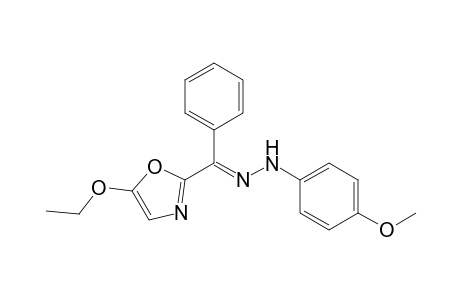 (5'-Ethoxy-1',3'-oxazol-2'-yl) Phenyl Ketone - N-(p-methoxyphenyl)-hydrazone