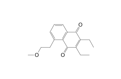 2,3-Diethyl-5-(2-methoxyethyl)naphthoquinone
