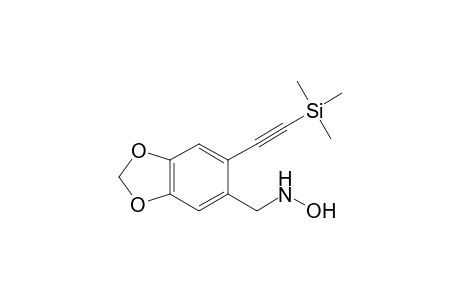 N-Hydroxy-6-trimethylsilylethynyl-1,3-benzodioxole-5-methamine