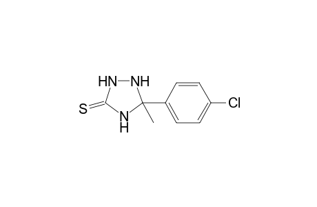5-(4-Chlorophenyl)-5-methyl-1,2,4-triazolodine-3-thione